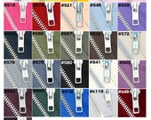18 quot Wholesale Jacket Ykk Zippers- -18 inch Jacket Zipper YKK Number 5 Aluminum Metal - Medium Weight - Separating - Choose your own colors