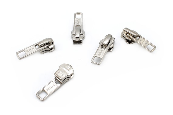 Zipper Repair Kit - #5 Zipper Sliders with Donut Pulls - Fancy