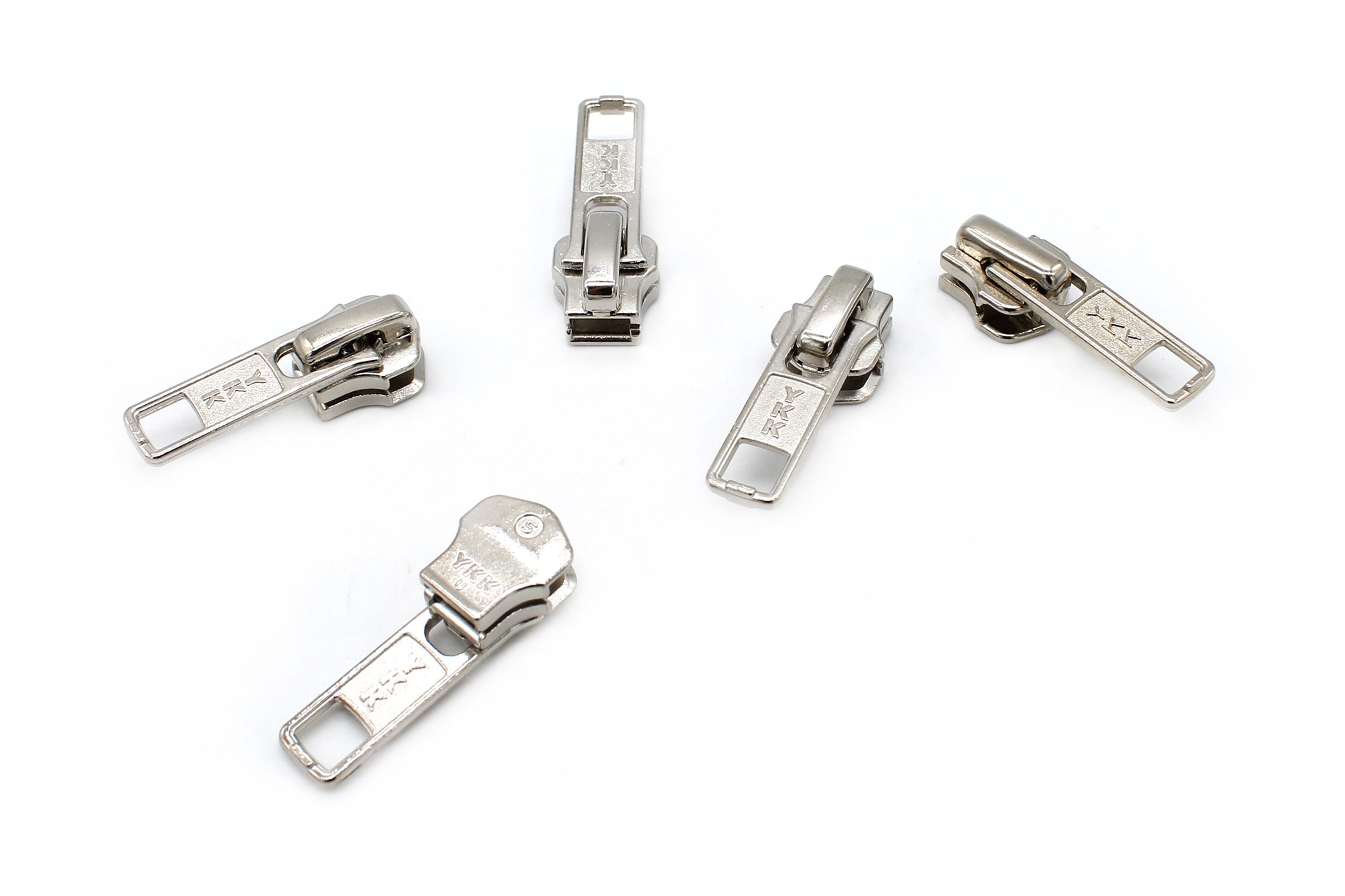 yuk.ykk.kit.0509 YKK Zipper Repair Kit, Aluminum Metal Sliders and Stops, Assorted