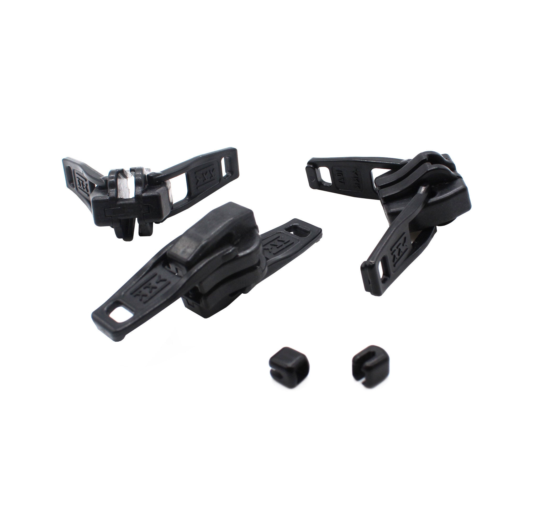 Zipper Repair Kit - #5 YKK Vislon Reversible Sliders - 3 Sliders + 14