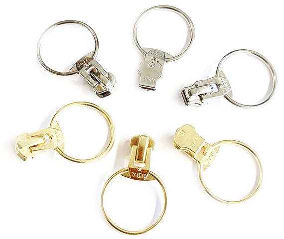 YKK Zipper Repair Kit Solution #10 Auto Lock Sliders Aluminum, Antique or  Brass