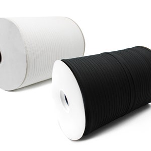 1/4&quot; Twill Tape-  1/4&quot; -  800  Yards Per Spool - Select Color Black or White