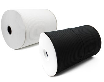 1/4&quot; Twill Tape-  1/4&quot; -  800  Yards Per Spool - Select Color Black or White
