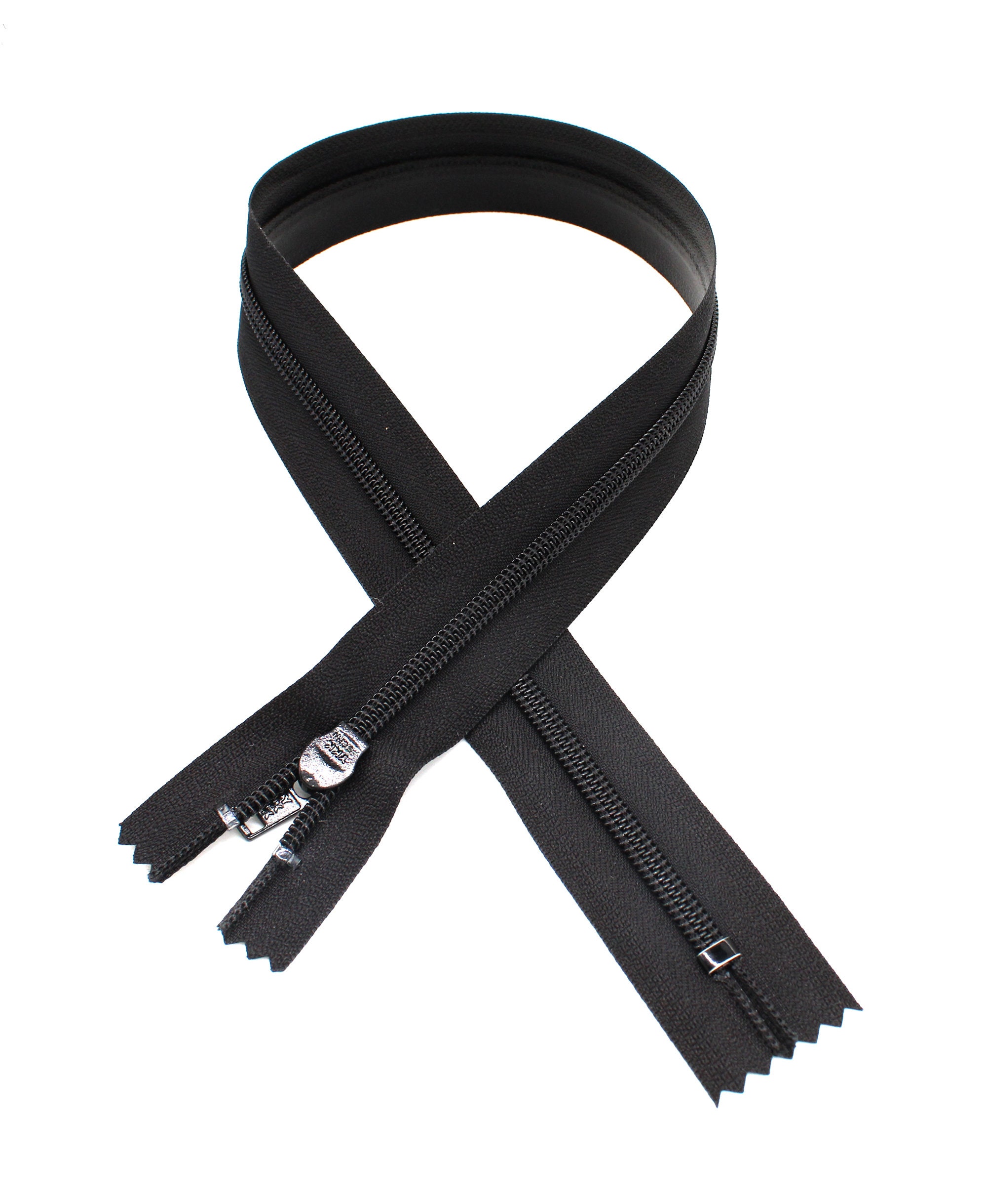 YKK Zip Crema, 16 / 41CM, Alluminio Denti, Aperto End, Resistente, NO