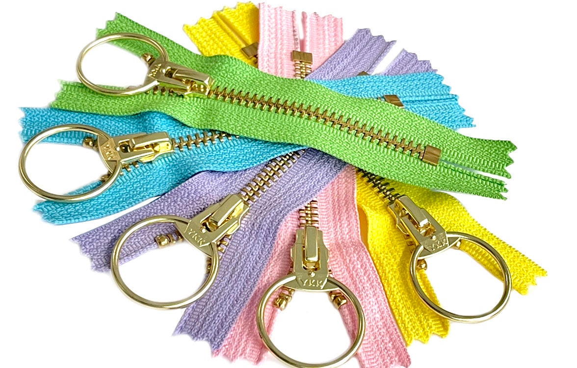 ゆっけ　5/6迄 YKK #5 Golden Brass Zipper, 6
