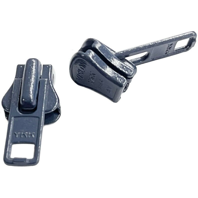 YKK #8 Vislon Original-glidlås för gjuten plastjacka - 2-pack Tillverkad i USA Navy