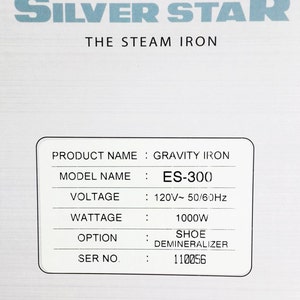 Interruttore Di Ricambio Per Ferro Da Stiro Gravity Silver Star ES300, 110V, Nero - Foto 2