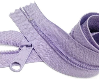 Lavender YKK #4.5 Handbag Zipper – Long Pull, 2-Pack