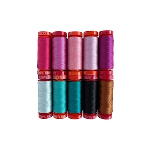 Aurifil bomullsgarnset - Heirloom Designer Collection, 10 små spolar