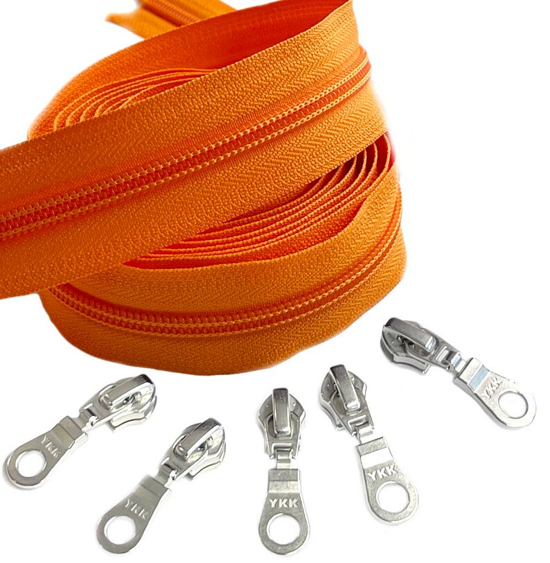 Continue Zipper YKK 5 Nylon Coil Colorful Zipper by the Yard Etsy