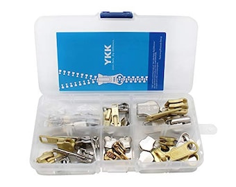 yuk.ykk.kit.0509 Amazon.com: YKK Zipper Repair Kit Metal Assorted Aluminum Slider