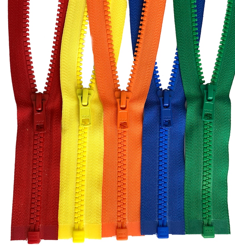 2pcs 27 Inches Ykk 5 Vislon Sport Jacket Zipper Medium Etsy