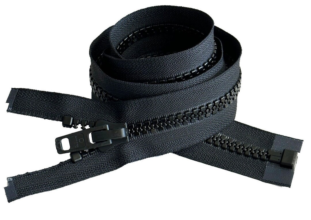 Marine Zippers YKK 10 Extraheavy Duty Molded Teeth With Single Pull