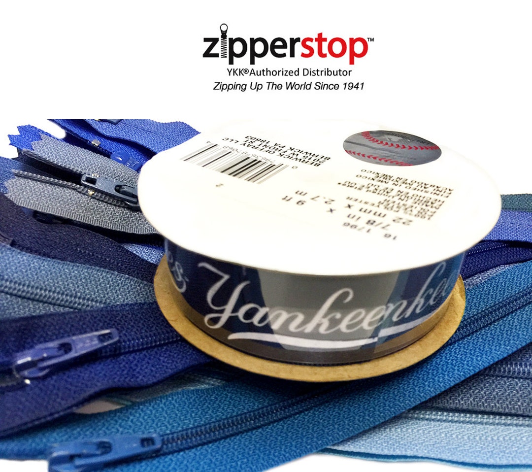 Zipperstop Wholesale YKK® Zippers 25 Assorted Navy Ykk® 3 Nylon Coil