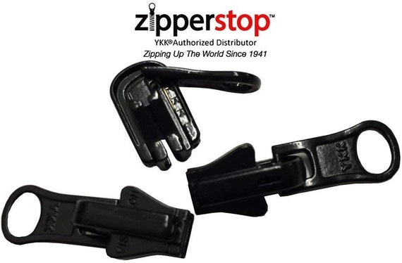 Zipperstop Zipper Repair Kit Vislon Plastic Universal Sliders With Top and  Bottom Stoppers Color Black -  Israel