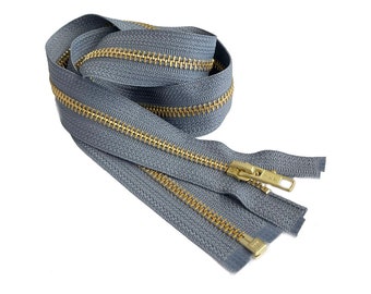 YKK Fermetures à glissière métalliques divisible YKK No.5 70cm