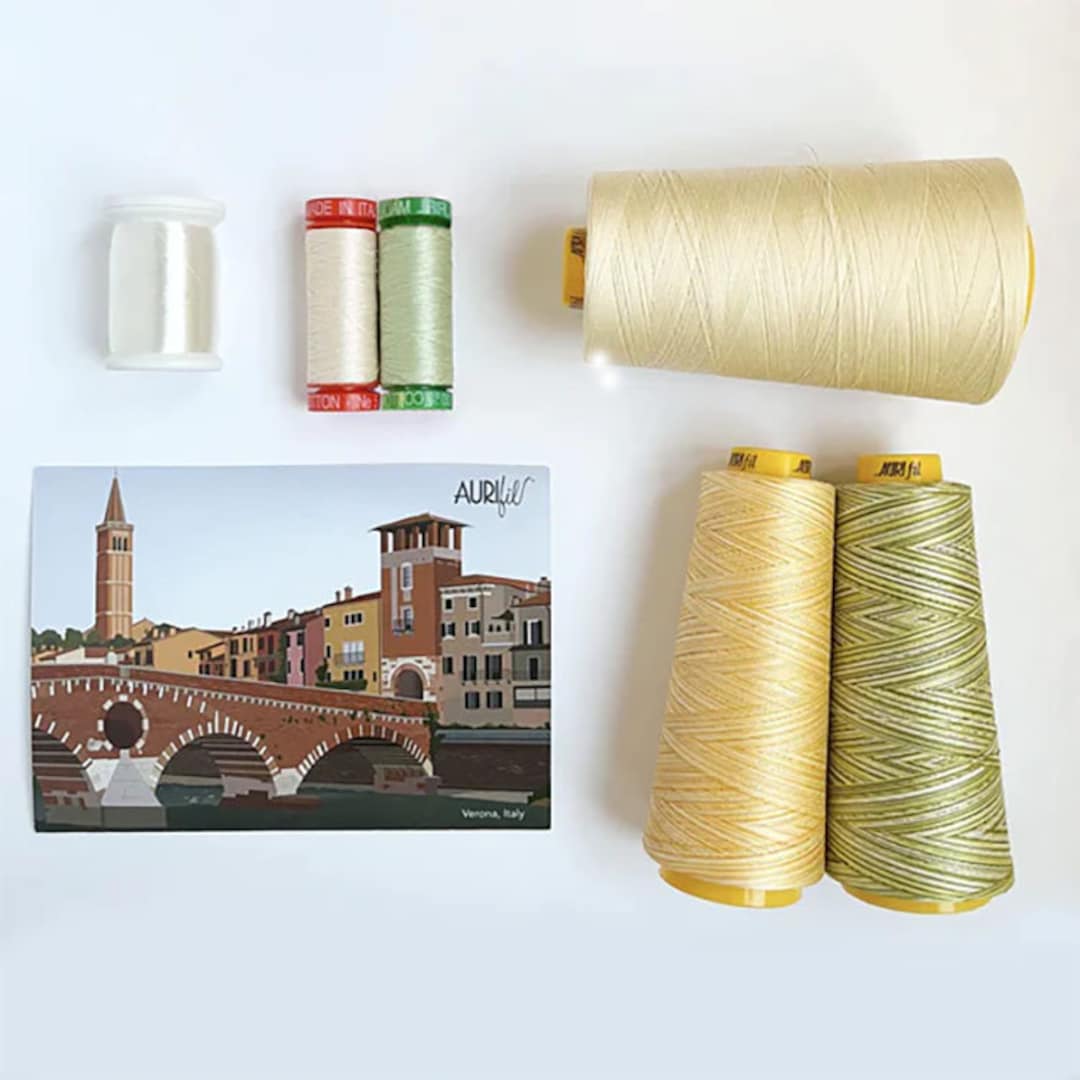 Aurifil Thread HOUSE COLLECTIONS (ACLAB1-5) Forty3 & Monofilament Free ...