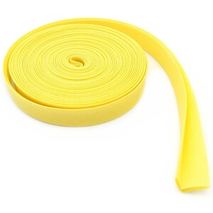 May include: A roll of bright yellow elastic band, coiled and ready to use.