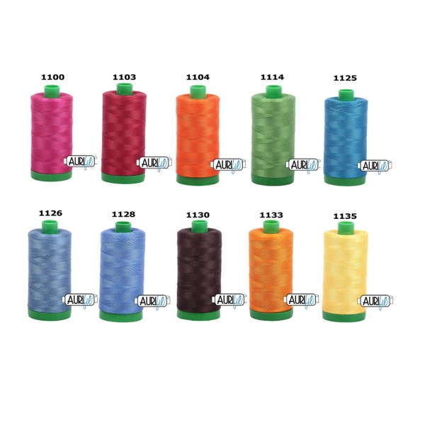 Milan Grey Aurifil Thread Set, 3 ct.