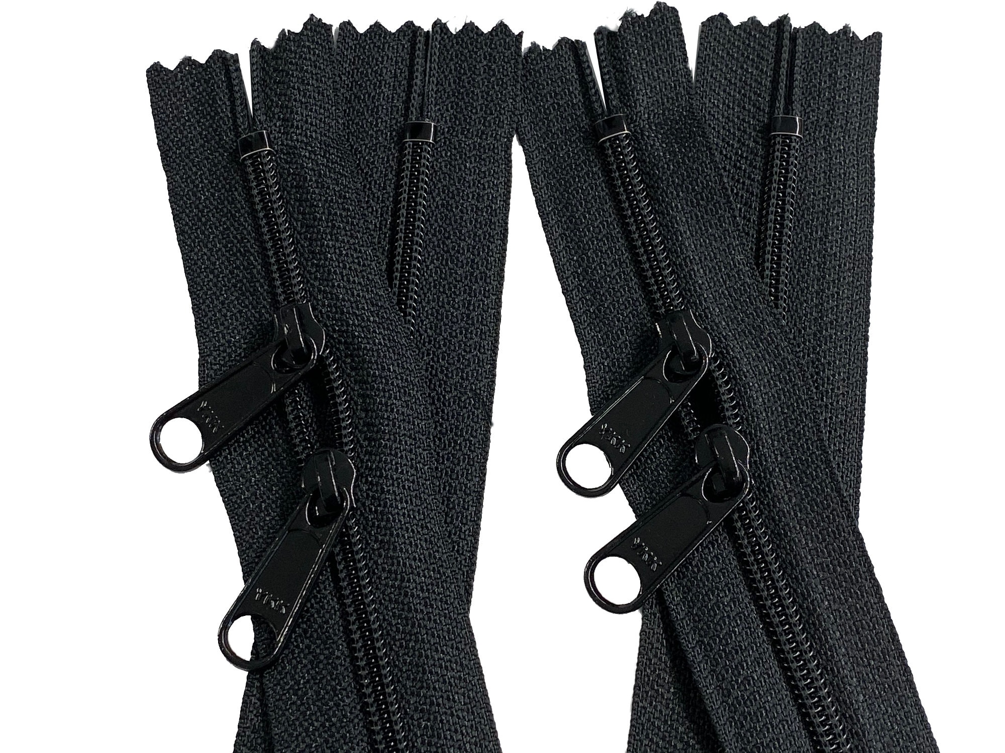 YKK Handbag Zippers #4.5 with Extra-Long Pull - Request Your Own Colors for  Your YKK Zipper Assortment - Made in The USA - (25 Zippers) (20 Inches)