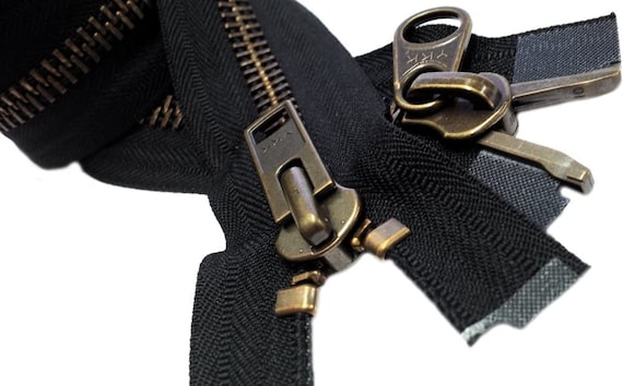 10 Aluminum Heavy Duty Two-Way Separating (Jacket) Zipper