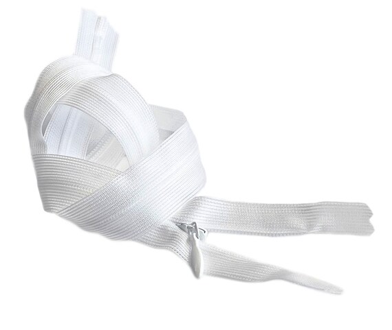 #2 Mesh / Sheer Tape (Ultra Light Weight) Invisible Closed-End Zipper