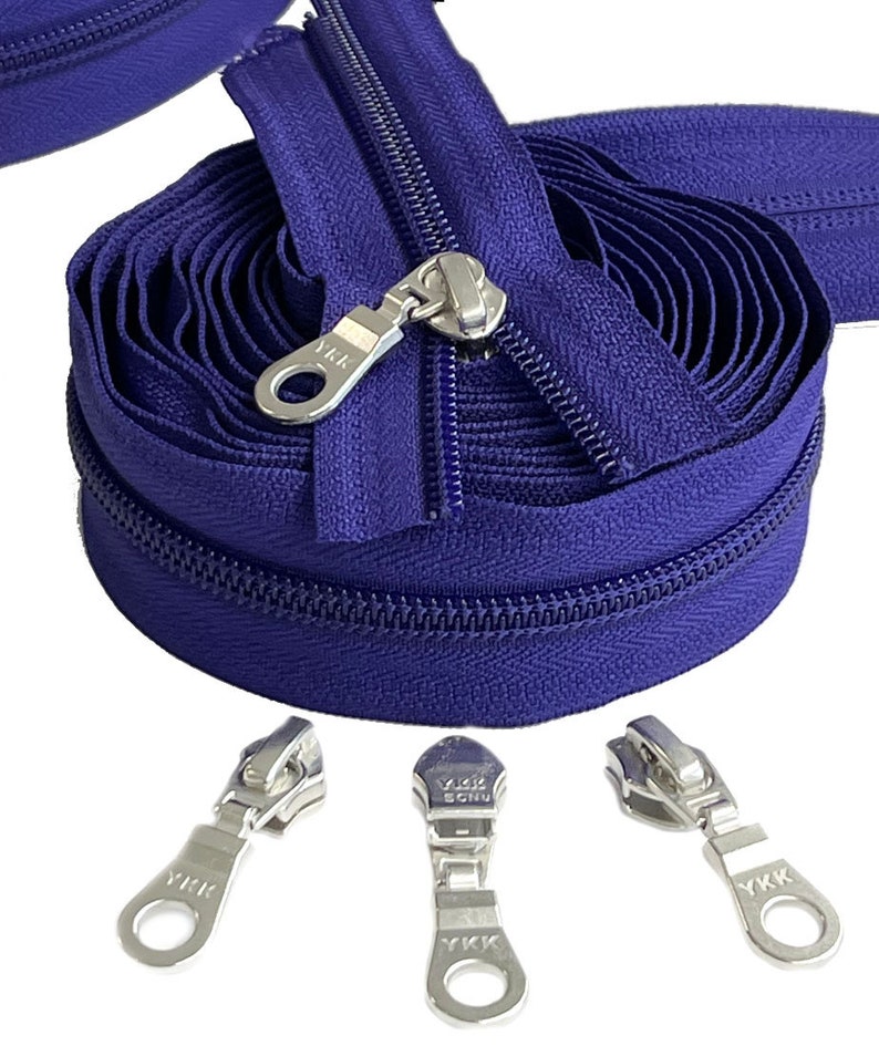 Continue Zipper YKK 5 Nylon Coil Colorful Zipper by the Yard Etsy