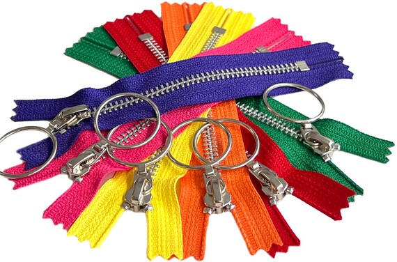 Fermeture Séparable Nylon Fermetures Éclair Spirale N°5 - Lot De 2, 50cm, Nylon Argenté - Pour Vêtements, Sacs, Loisirs Créatifs Zip Nylon Séparable