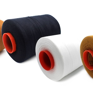 Spun Poly Tex-60 6000 Yards - Select a Color ( 1 Spool per Pack ) Extra Heavy Jean & All Purpose Thread