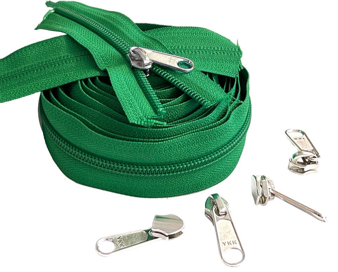 Continue Zipper YKK 5 Nylon Coil Colorful Zipper by the Yard Bulk With