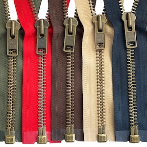 Jacket zippers heavy duty hot sale