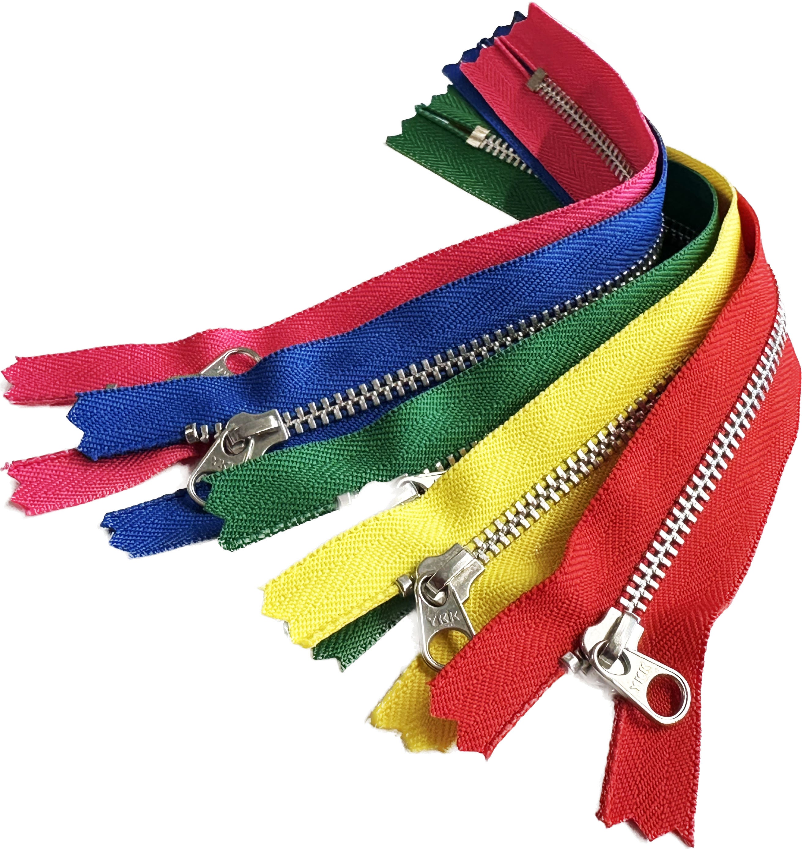 8 cremalleras separadoras de YKK para coser, abrigos, chaquetas,  cremalleras, de plástico resistente, a granel en 8 colores, fabricadas en  los Estados