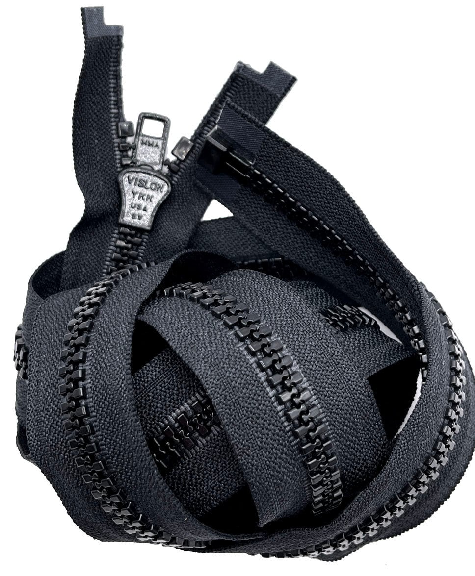 YKK #8 Heavy Duty Vislon Reißverschluss – Trennbar, Weiß, Länge Wählbar (hier: 71,1 Cm)