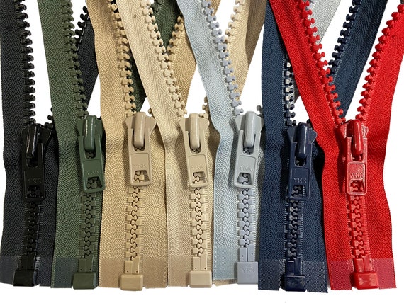 Zipper Repair Kit - #3 YKK Vislon Sliders - Choose Your Color - 3 Slid