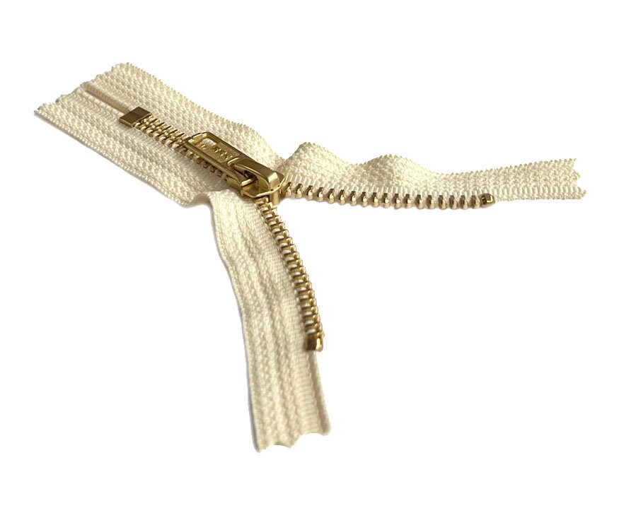 YKK #5 Messing-Reißverschluss Mit Druckgusskugel - Geschlossener Metall-Reißverschluss Für Taschen & Bastelprojekte, 12,7 Cm, Hergestellt In USA