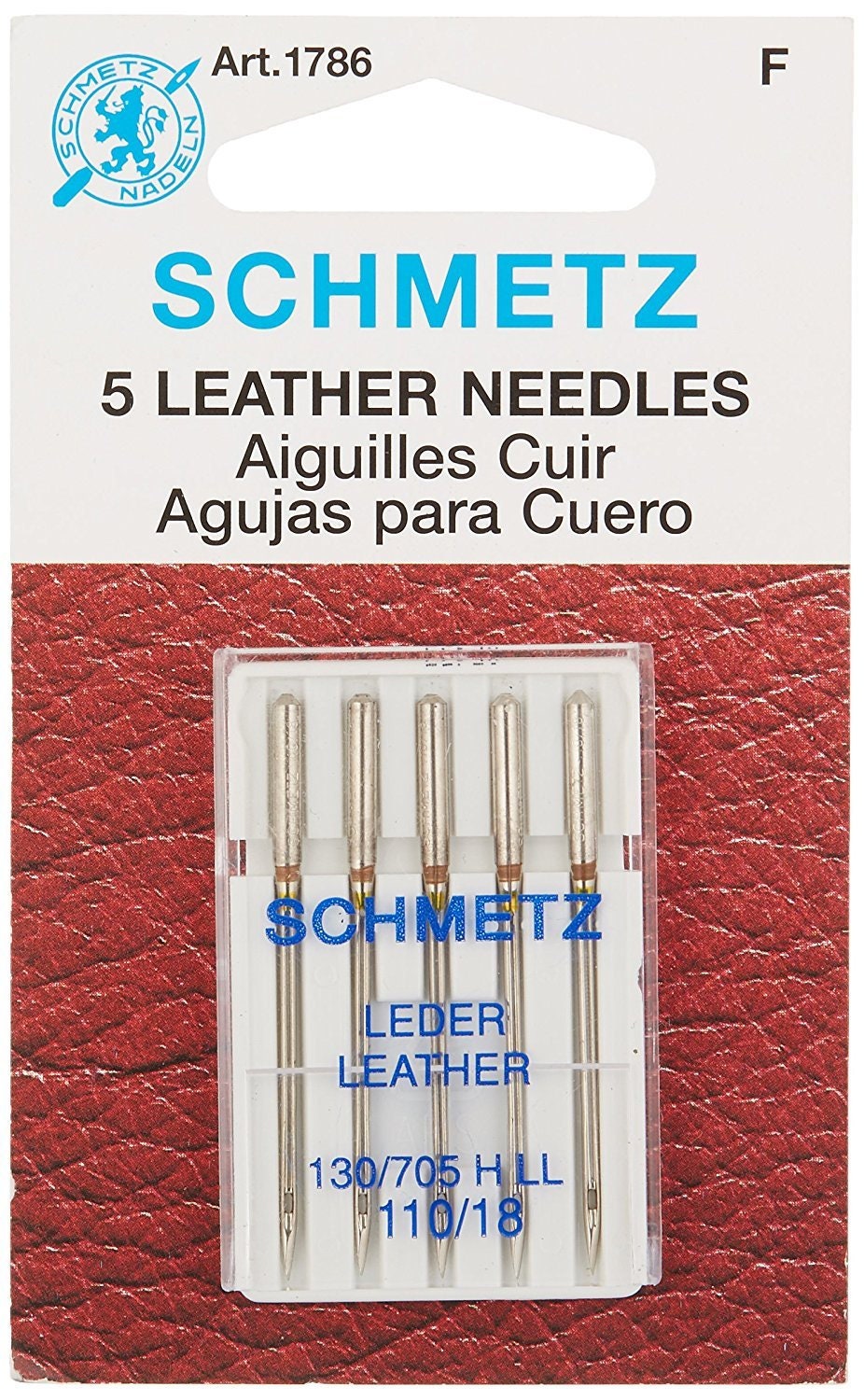 Schmetz Leather Machine Needle Size 18/110, SC-1786