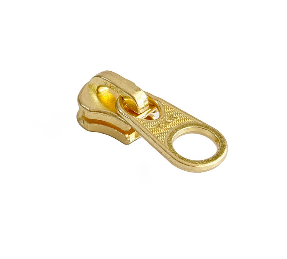 2pcs YKK #10 Brass Zipper Repair Kit - Short Tab Pull - Etsy