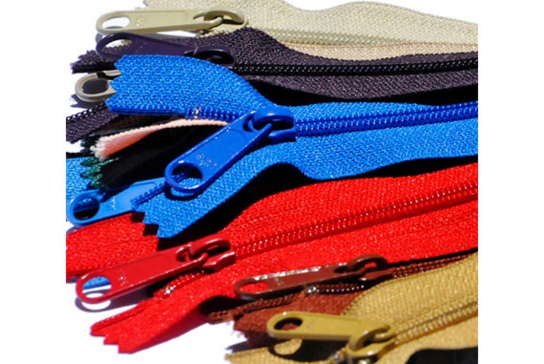 Assorted YKK Handbag Zippers Extra Long Pull 7 Etsy