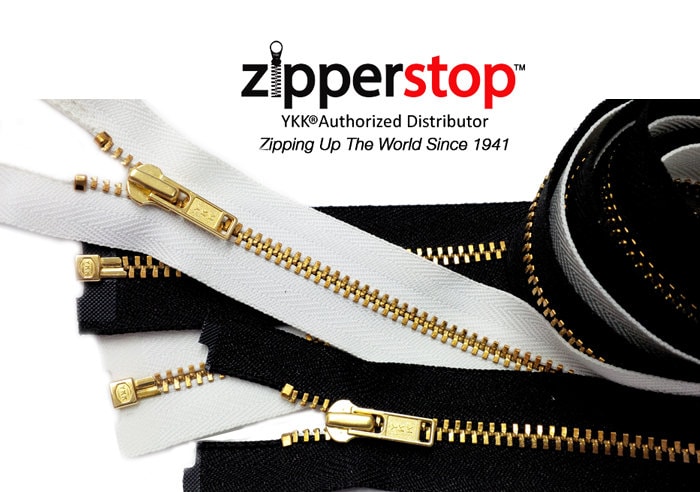 YKK® Brass Metal Zippers 3" to 36" YKK #3 Jacket Zipper,Lig…
