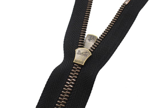 ykk___様　CALUXブラック YKK Excella #5 Medium Weight Zipper Closed End Black Tape