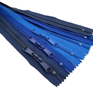 3 pezzi YKK #4.5 30" Bobina in nylon a trazione lunga Cursori bidirezionali testa a testa (doppia trazione) Cerniera per borsa 3 colori assortiti - La tua scelta di colori