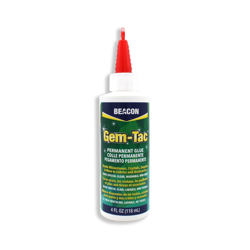 Adhésif permanent Gem-Tac pour balises, 120 grammes, fabriqué aux États-Unis image 1