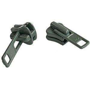 YKK #8 Vislon Original-glidlås för gjuten plastjacka - 2-pack Tillverkad i USA Olive Green