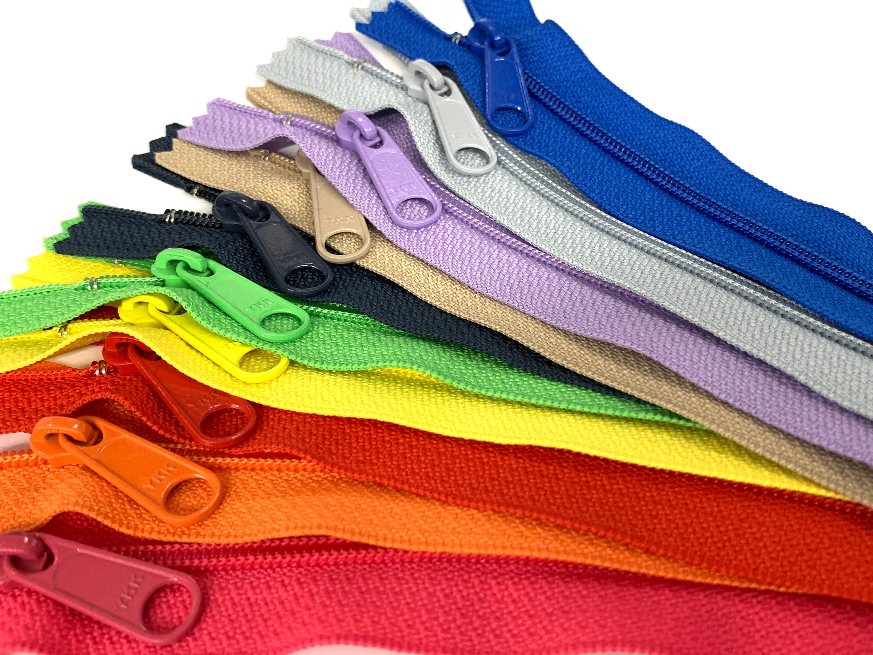 30" YKK #4.5 Handbag Or Purse Bulk Zipper With Extra-Long Pull Made In USA 30" YKK #4.5 Handbag Or Purse Bulk Zipper With Extra-Long Pull Made In USA