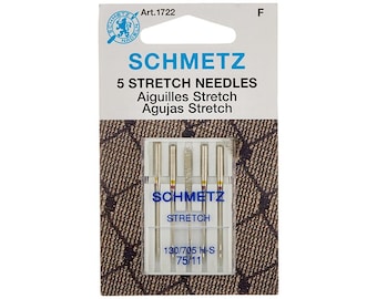 Schmetz 1722 Stretch Needles, 130/705 H-S 75/11, 5 per pack (1 Pack)