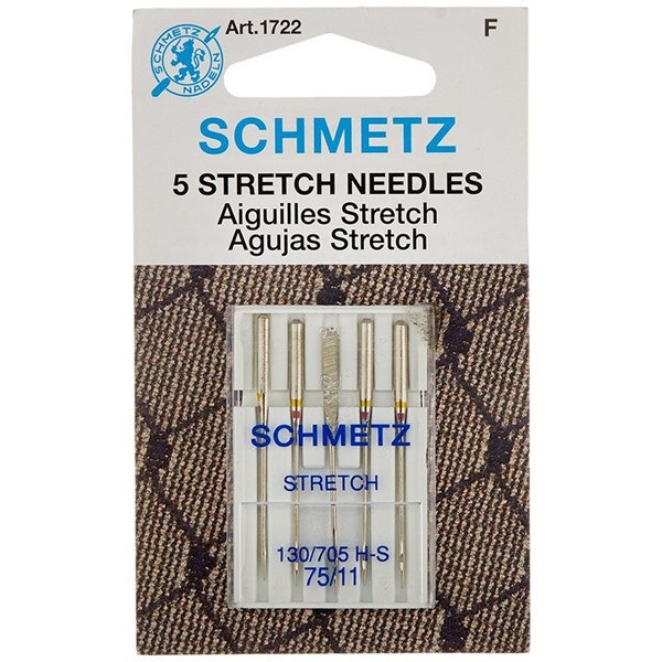 Schmetz 1722 Stretch Needles, 130/705 H-S 75/11, 5 per pack (2 Pack)