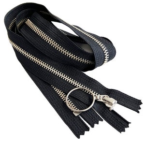 6pcs #5 Waterproof Zippers 8 Black Close End, 20cm Waterproof Zipper Bulk  For Sewing,raincoats Zipper (8 Inch 6pcs)