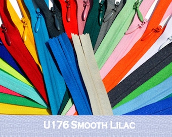 9 Inch Lilac YKK Invisible Zipper – Smooth Closed Bottom