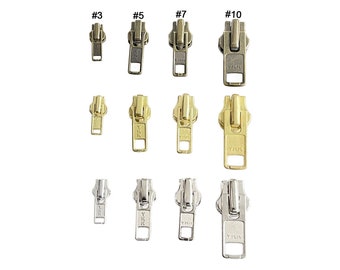 yuk.ykk.kit.0509 YKK Zipper Repair Kit, Aluminum Metal Sliders and Stops, Assorted