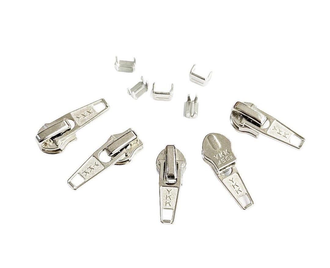 YKK® ORIGINAL #4.5 Nylon Coil Sliders Aluminum With Bottom